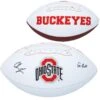 Chase Young Ohio State Buckeyes Fanatics Authentic Autographed White Panel Football With "Go Bucks" Inscription