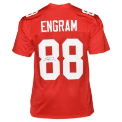 Evan Engram Autographed New York Giants Football Inverted Legend NFL Jersey JSA