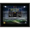 Notre Dame Fighting Irish Vs. Syracuse Orange Fanatics Authentic 2022 Football Score 10.5'' X 13'' Sublimated Plaque