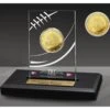 Ohio State Buckeyes Highland Mint 8-Time Football National Champions 3'' X 5'' Acrylic Gold Coin Desk Top Display