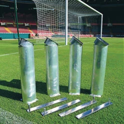 Harrod Sport 24ft X 8ft Aluminium Socketed Box Football Posts -Football Related Stores it010948 4