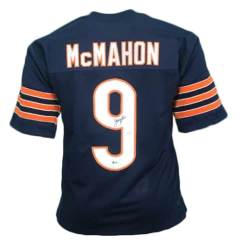 Jim McMahon Autographed Chicago Bears Football NFL Jersey JSA