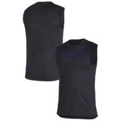 Washington Huskies Adidas Sideline Football Locker Creator AEROREADY Sleeveless T-Shirt - Black