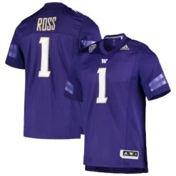 John Ross Washington Huskies Adidas Alumni Football Jersey - Purple