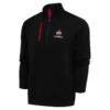 Ohio State Buckeyes Antigua Football Generation Quarter-Zip Pullover Top - Black