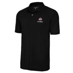 Ohio State Buckeyes Antigua Football Legacy Pique Polo - Black