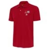 Ohio State Buckeyes Antigua College Football Playoff 2022 Peach Bowl Tribute Polo - Scarlet