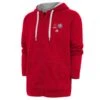Ohio State Buckeyes Antigua College Football Playoff 2022 Peach Bowl Victory Full-Zip Hoodie - Scarlet
