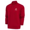 Ohio State Buckeyes Antigua Football Generation Quarter-Zip Pullover Top - Scarlet