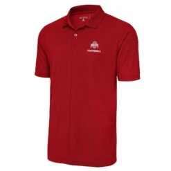 Ohio State Buckeyes Antigua Football Legacy Pique Polo - Scarlet