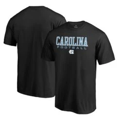 North Carolina Tar Heels Fanatics Branded True Sport Football T-Shirt - Black
