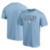 North Carolina Tar Heels Fanatics Branded True Sport Football T-Shirt - Carolina Blue