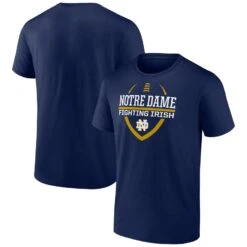 Notre Dame Fighting Irish Fanatics Branded Football Fan T-Shirt - Navy