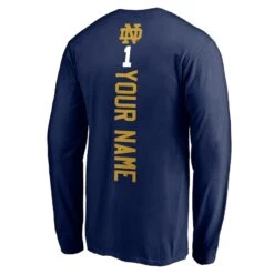 Notre Dame Fighting Irish Fanatics Branded Playmaker Football Personalized Name Long Sleeve T-Shirt - Navy 5 Notre Dame Fighting Irish Fanatics Branded Playmaker Football Personalized Name Long Sleeve T-Shirt - Navy -Football Related Stores mens fanatics branded navy notre dame fighting irish playmaker football personalized name long sleeve t shirt pi4600000 altimages ff 4600011 19d5211303cafaae8640alt3 full