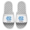 North Carolina Tar Heels ISlide Football Slide Sandals - White