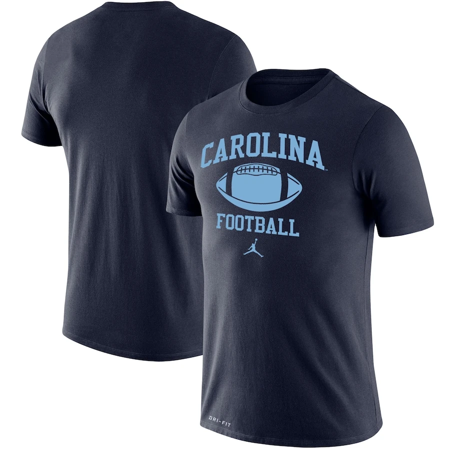 North Carolina Tar Heels Jordan Brand Big & Tall Football Legend Performance T-Shirt - Navy