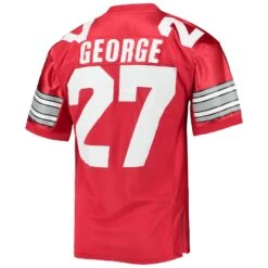 Eddie George Ohio State Buckeyes Mitchell & Ness 1995 Authentic Throwback Football Jersey - Scarlet -Football Related Stores mens mitchell and ness eddie george scarlet ohio state buckeyes 1995 authentic throwback football jersey pi4618000 altimages ff 4618600 79bdcbb7c0d1842f5f5dalt3 full