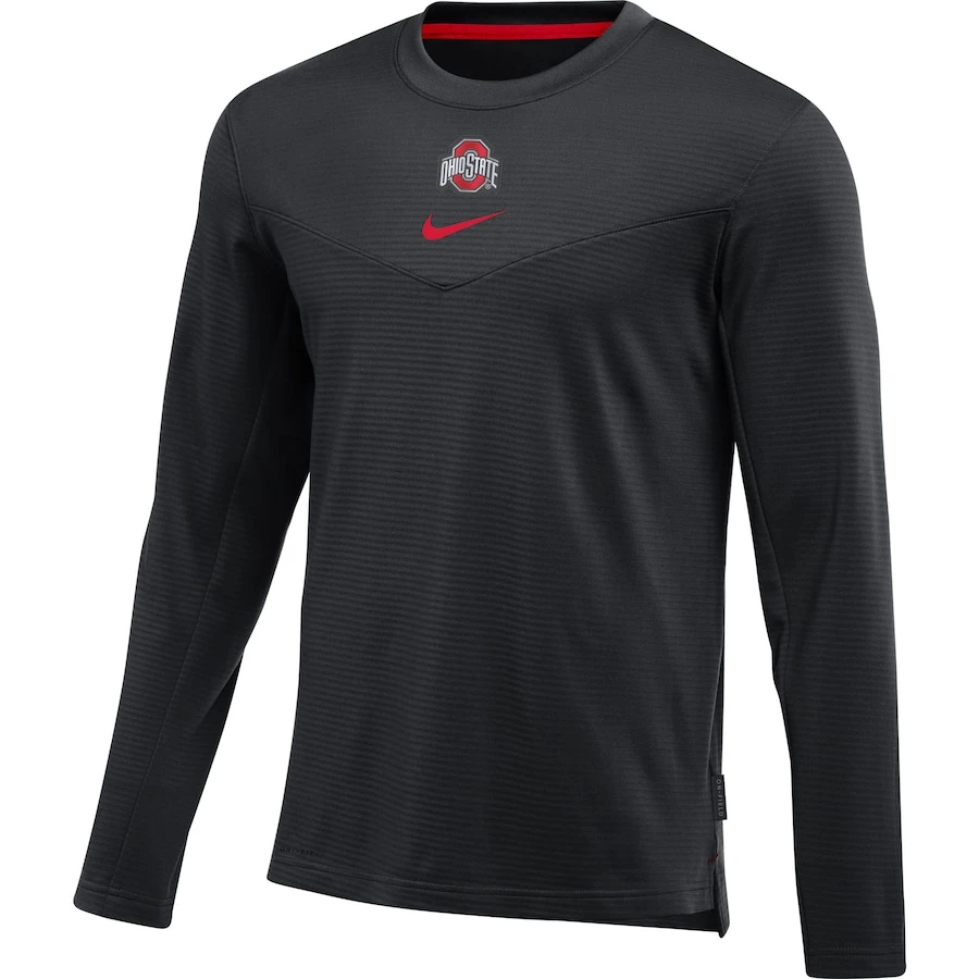 Ohio State Buckeyes Nike Football Performance Pullover Sweatshirt - Black 2 Ohio State Buckeyes Nike Football Performance Pullover Sweatshirt - Black - Image 2