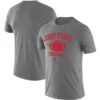 Ohio State Buckeyes Nike Retro Football Lockup Legend Performance T-Shirt - Heathered Gray