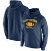 West Virginia Mountaineers Nike Retro Football Club Fleece Pullover Hoodie - Navy