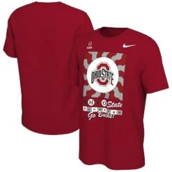 Ohio State Buckeyes Nike 2022 College Football Playoff Media Night T-Shirt - Scarlet