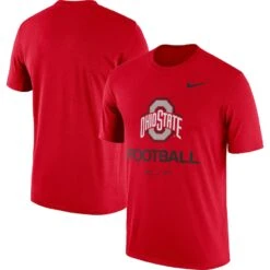 Ohio State Buckeyes Nike Football Legend Performance T-Shirt - Scarlet