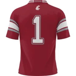 #1 Washington State Cougars ProSphere Endzone Football Jersey - Crimson -Football Related Stores mens prosphere number 1 crimson washington state cougars endzone football jersey pi5234000 altimages ff 5234359 6920fef42b50494ca5a5alt3 full
