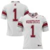 #1 Washington State Cougars ProSphere Endzone Football Jersey - White