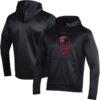 Wisconsin Badgers Under Armour Football Icon Pullover Hoodie - Black