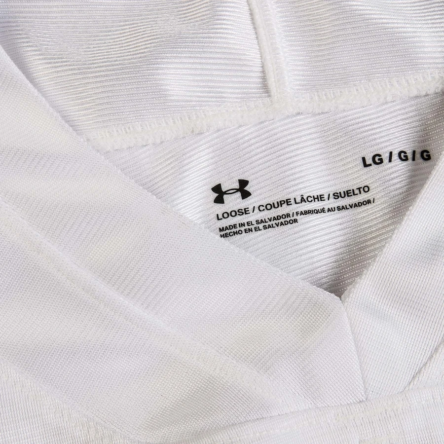 #1 Wisconsin Badgers Under Armour Premier Football Jersey - White 4 #1 Wisconsin Badgers Under Armour Premier Football Jersey - White - Image 4