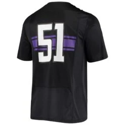 #51 Northwestern Wildcats Under Armour Logo Replica Football Jersey - Black -Football Related Stores mens under armour number 51 black northwestern wildcats logo replica football jersey pi3832000 altimages ff 3832701 20179b7be8e6af6449e9alt3 full