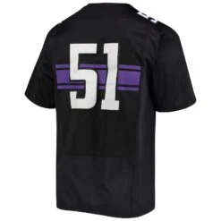 #51 Northwestern Wildcats Under Armour Premiere Football Jersey - Black -Football Related Stores mens under armour number 51 black northwestern wildcats premiere football jersey pi3832000 altimages ff 3832684 4c457031a814f5f823edalt3 full