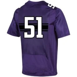 #51 Northwestern Wildcats Under Armour Replica Football Jersey - Purple -Football Related Stores mens under armour number 51 purple northwestern wildcats replica football jersey pi3443000 altimages ff 3443595 edd49e5eed853fd4be24alt3 full