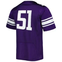 #51 Northwestern Wildcats Under Armour Team Wordmark Replica Football Jersey - Purple -Football Related Stores mens under armour number 51 purple northwestern wildcats team wordmark replica football jersey pi4688000 altimages ff 4688307 cf7240361f5ae42f5635alt3 full
