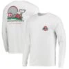 Ohio State Buckeyes Vineyard Vines Football Whale Long Sleeve T-Shirt - White