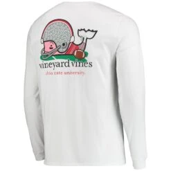 Ohio State Buckeyes Vineyard Vines Football Whale Long Sleeve T-Shirt - White -Football Related Stores mens vineyard vines white ohio state buckeyes football whale long sleeve t shirt pi3985000 altimages ff 3985179 1f06e03bdffd238150c4alt3 full