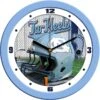 North Carolina Tar Heels 11.5'' Suntime Premium Glass Face Football Helmet Wall Clock