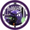 Northwestern Wildcats 11.5'' Suntime Premium Glass Face Football Helmet Wall Clock