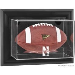 Northwestern Wildcats Fanatics Authentic Black Framed Wall-Mountable Football Display Case