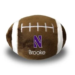 Northwestern Wildcats Personalized Plush Football