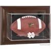 Notre Dame Fighting Irish Fanatics Authentic Brown Framed Wall-Mountable Football Display Case