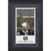 Notre Dame Fighting Irish Fanatics Authentic Framed 10" X 18" 11-Time Football National Champions Legacy Print