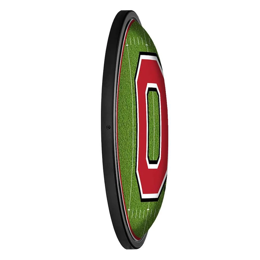 Ohio State Buckeyes Football 18'' Round Slimline Illuminated Wall Sign 3 Ohio State Buckeyes Football 18'' Round Slimline Illuminated Wall Sign - Image 3