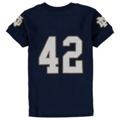 Notre Dame Fighting Irish Wes & Willy Preschool Football Player V-Neck T-Shirt And Pants Sleep Set - Navy -Football Related Stores preschool wes and willy navy notre dame fighting irish football player v neck t shirt and pants sleep set pi2058000 altimages ff 2058960alt3 full