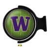 Washington Huskies Football 21'' X 23'' Rotating Lighted Wall Sign