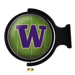 Washington Huskies Football 21'' X 23'' Rotating Lighted Wall Sign
