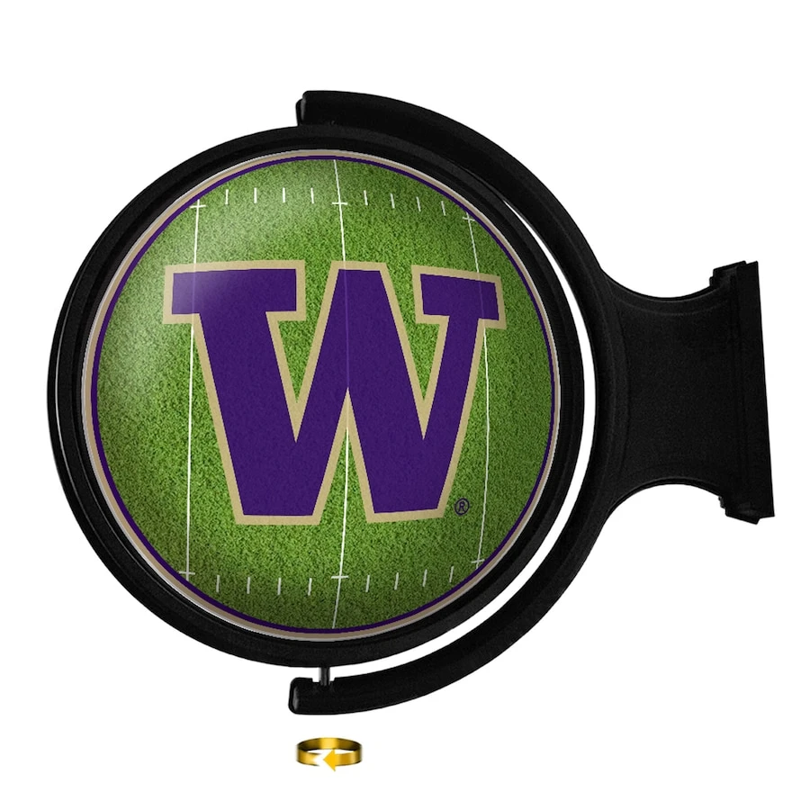 Washington Huskies Football 21'' X 23'' Rotating Lighted Wall Sign 1 Washington Huskies Football 21'' X 23'' Rotating Lighted Wall Sign