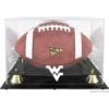 West Virginia Mountaineers Fanatics Authentic Golden Classic Football Display Case With Mirror Back