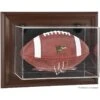Wisconsin Badgers Fanatics Authentic Brown Framed Wall-Mountable Football Display Case