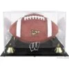 Wisconsin Badgers Fanatics Authentic Golden Classic Football Display Case With Mirror Back